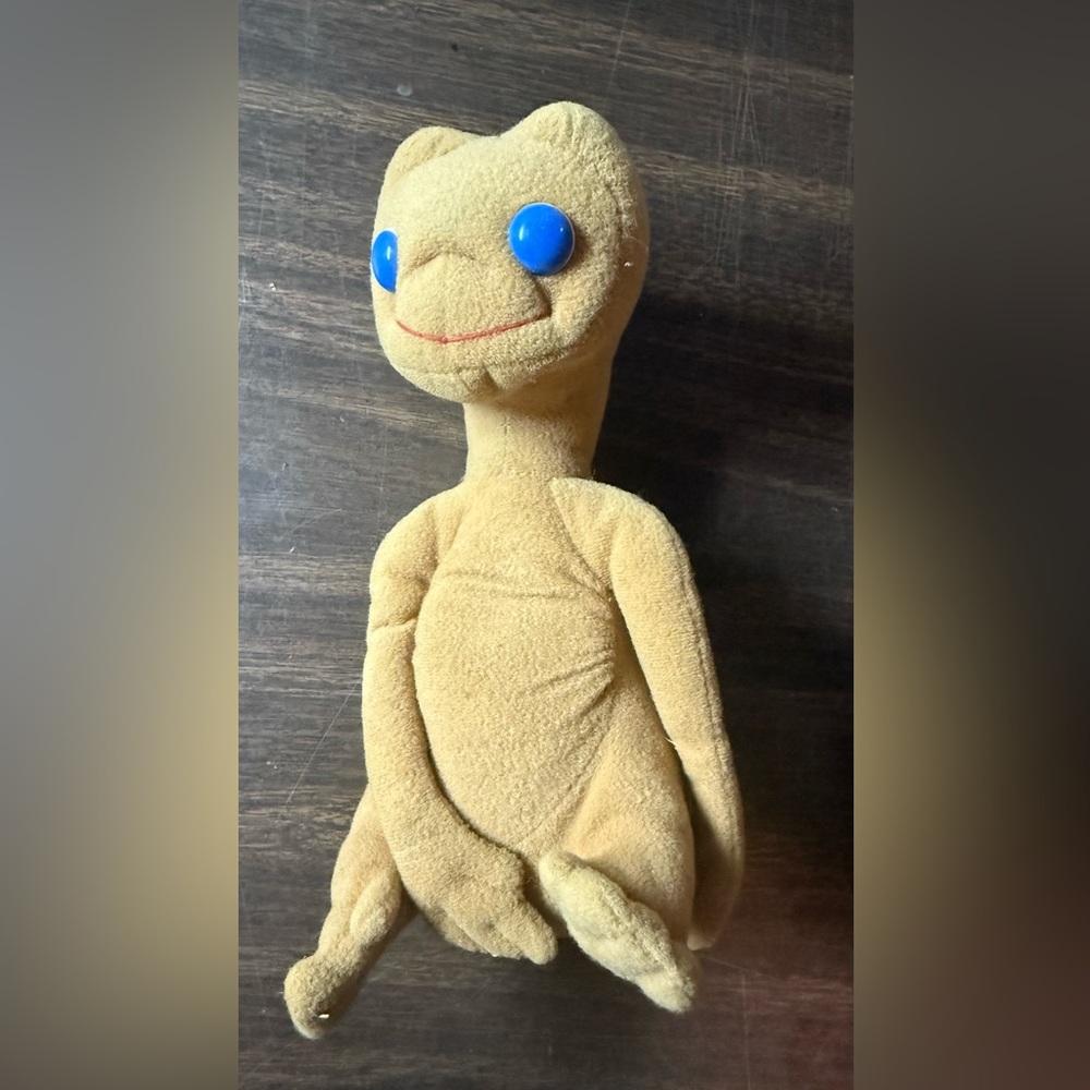 Vintage ET Plush Stuffed Animal 1982 Showtime Kamar Extra Terrestrial Toy Alien